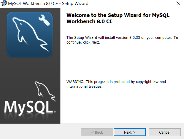 workbench installation wizard